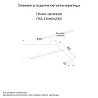 Планка карнизная 100х69х2000 (ПЭ-01-5021-0.45)