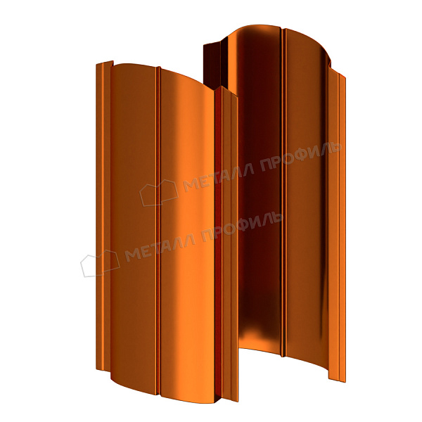 Штакетник металлический МЕТАЛЛ ПРОФИЛЬ ELLIPSE-O 19х126 (AGNETA-20-Copper\Copper-0.5), который вы можете заказать по цене 218.11 ₽.